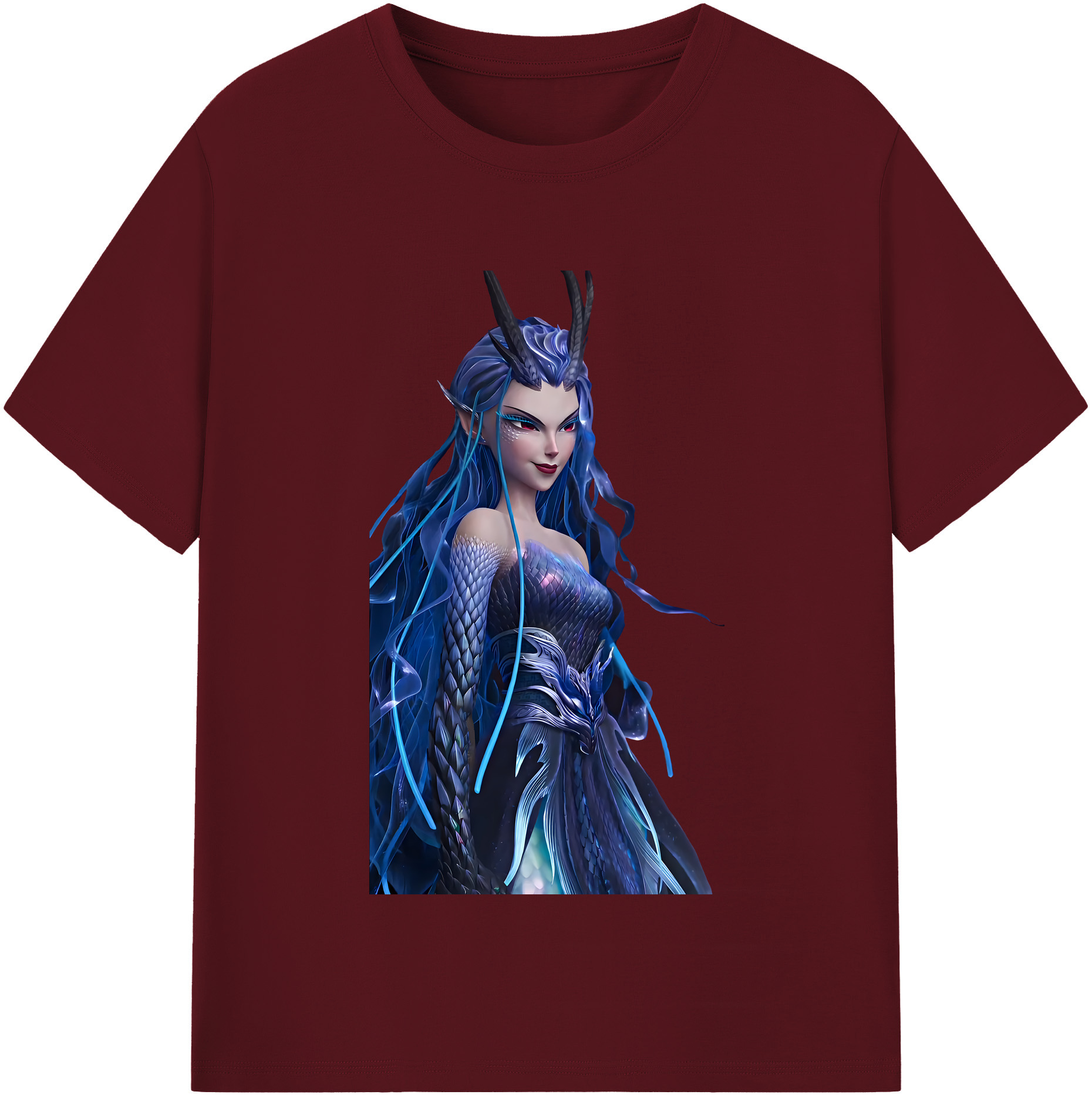 （画像用） Ne Zha 2 ナタ 魔童の大暴れ 綿100％半袖Tシャツ（フロントプリント）